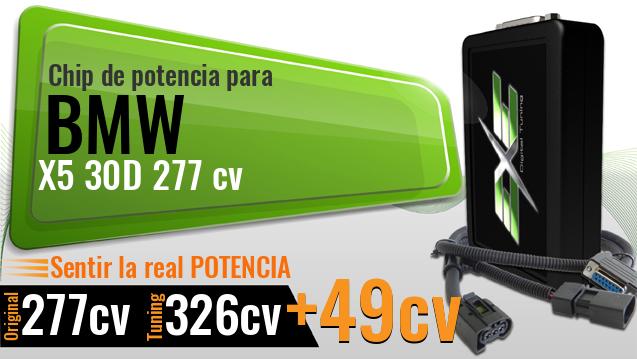 Chip de potencia Bmw X5 30D 277 cv