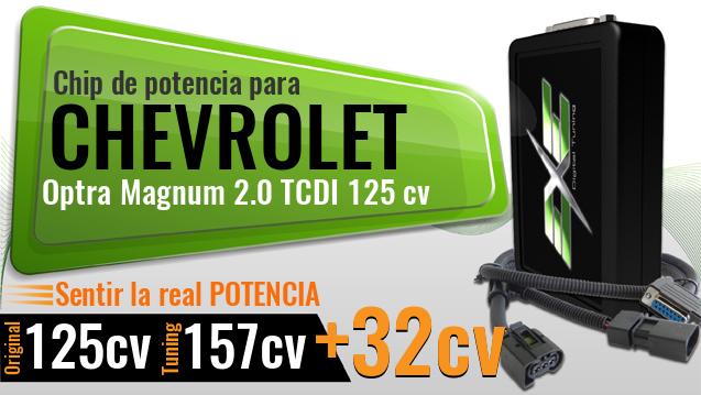 Chip de potencia Chevrolet Optra Magnum 2.0 TCDI 125 cv