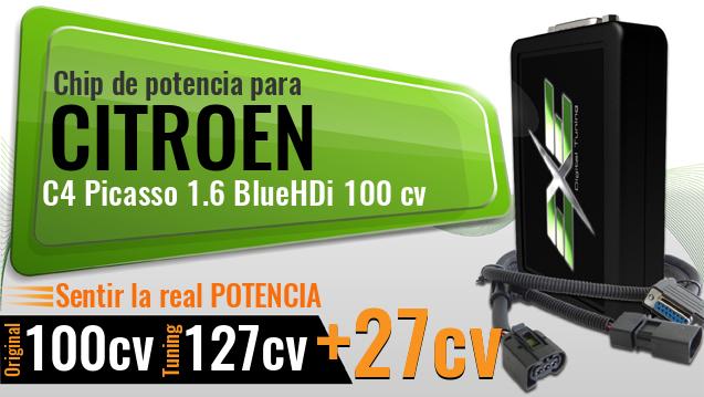 Chip de potencia Citroen C4 Picasso 1.6 BlueHDi 100 cv