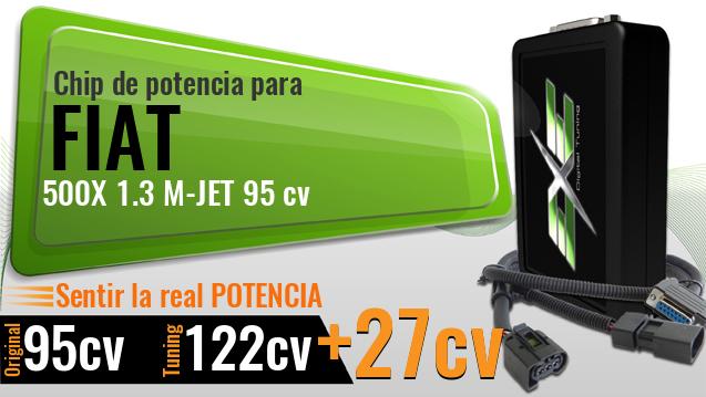 Chip de potencia Fiat 500X 1.3 M-JET 95 cv
