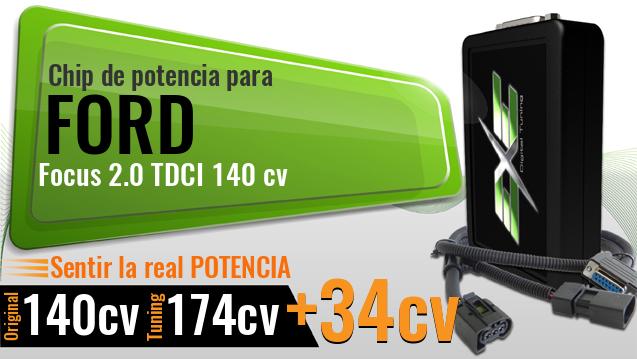 Chip de potencia Ford Focus 2.0 TDCI 140 cv