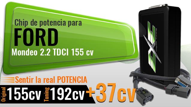 Chip de potencia Ford Mondeo 2.2 TDCI 155 cv