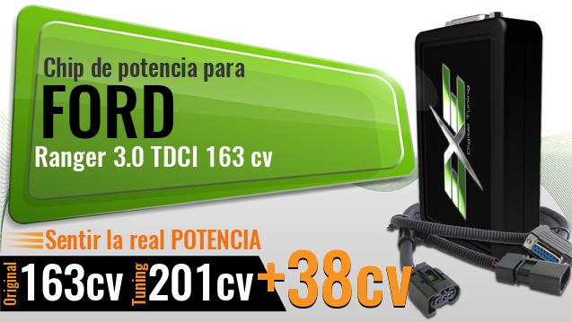 Chip de potencia Ford Ranger 3.0 TDCI 163 cv