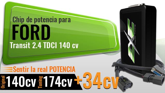 Chip de potencia Ford Transit 2.4 TDCI 140 cv