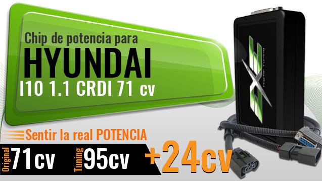 Chip de potencia Hyundai I10 1.1 CRDI 71 cv