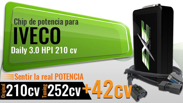 Chip de potencia Iveco Daily 3.0 HPI 210 cv