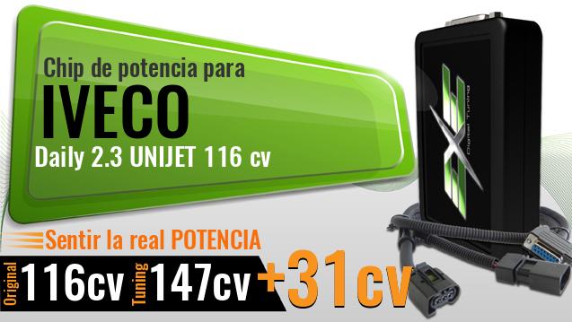 Chip de potencia Iveco Daily 2.3 UNIJET 116 cv