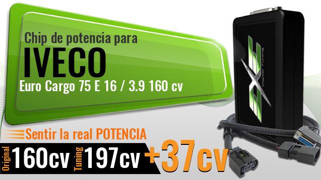 Chip de potencia Iveco Euro Cargo 75 E 16 / 3.9 160 cv