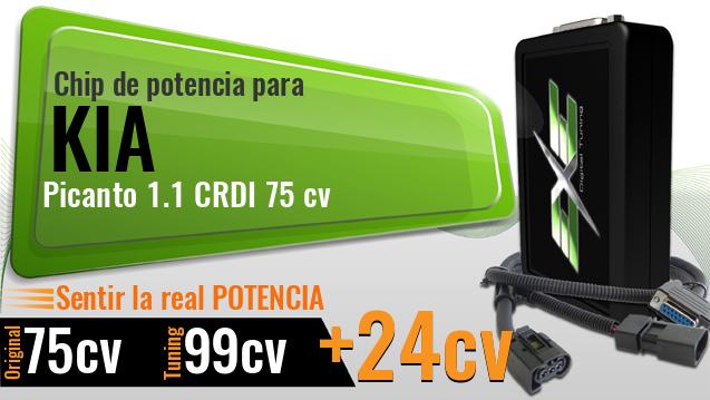 Chip de potencia Kia Picanto 1.1 CRDI 75 cv