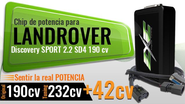 Chip de potencia Landrover Discovery SPORT 2.2 SD4 190 cv