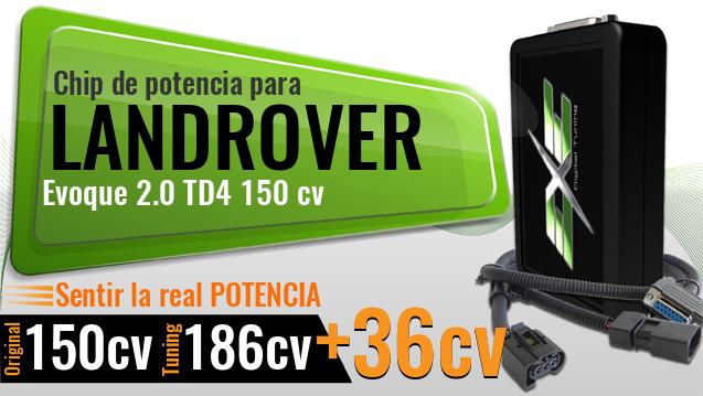 Chip de potencia Landrover Evoque 2.0 TD4 150 cv