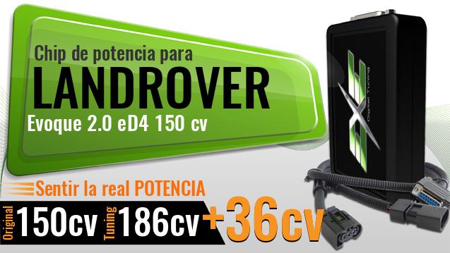 Chip de potencia Landrover Evoque 2.0 eD4 150 cv Chip de potencia Landrover Evoque 2.0 eD4 150 cv