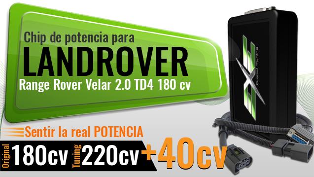 Chip de potencia Landrover Range Rover Velar 2.0 TD4 180 cv