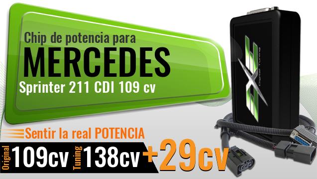 Chip de potencia Mercedes Sprinter 211 CDI 109 cv Chip de potencia Mercedes Sprinter 211 CDI 109 cv