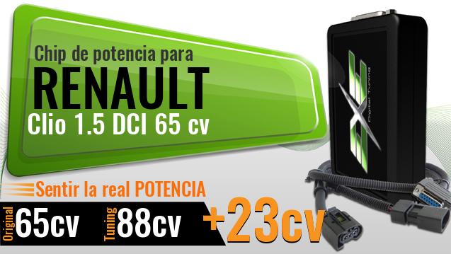 Chip de potencia Renault Clio 1.5 DCI 65 cv