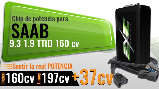 Chip de potencia Saab 9.3 1.9 TTID 160 cv