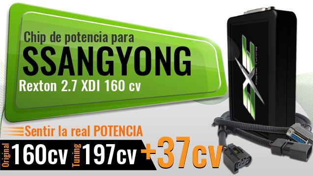 Chip de potencia Ssangyong Rexton 2.7 XDI 160 cv