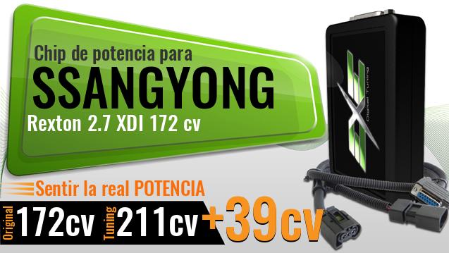 Chip de potencia Ssangyong Rexton 2.7 XDI 172 cv