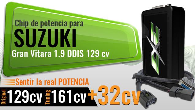 Chip de potencia Suzuki Gran Vitara 1.9 DDIS 129 cv