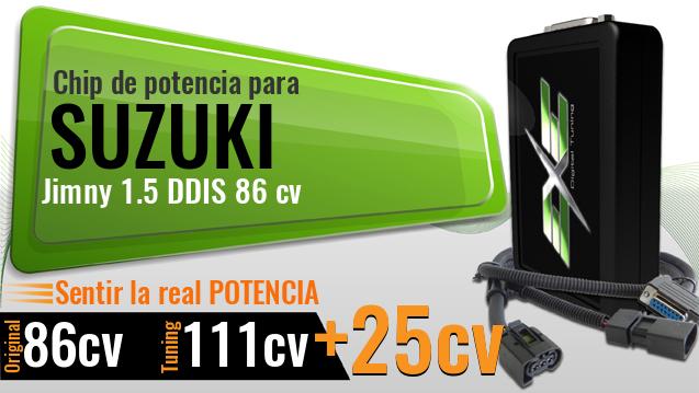 Chip de potencia Suzuki Jimny 1.5 DDIS 86 cv