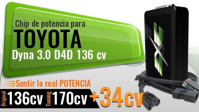 Chip de potencia Toyota Dyna 3.0 D4D 136 cv