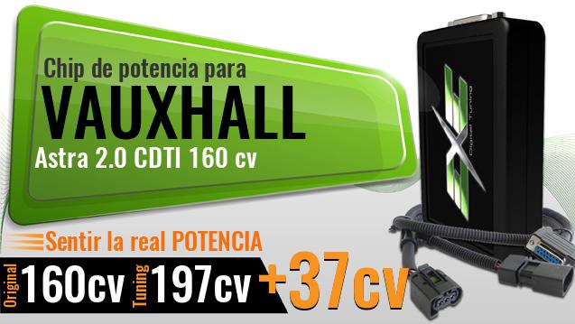 Chip de potencia Vauxhall Astra 2.0 CDTI 160 cv