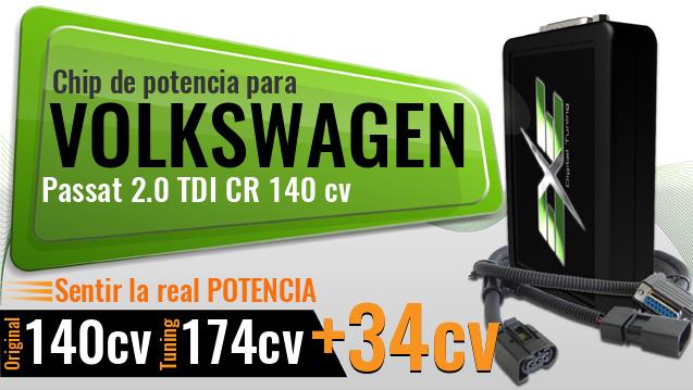 Chip de potencia Volkswagen Passat 2.0 TDI CR 140 cv