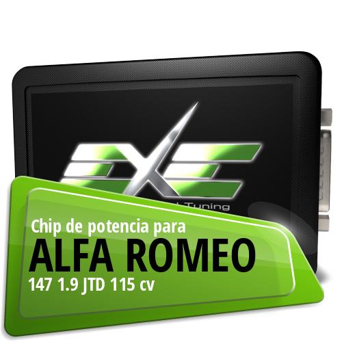 Chip de potencia Alfa Romeo 147 1.9 JTD 115 cv