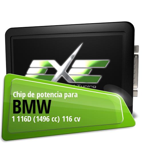 Chip de potencia Bmw 1 116D (1496 cc) 116 cv
