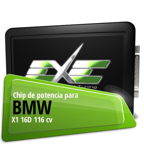 Chip de potencia Bmw X1 16D 116 cv