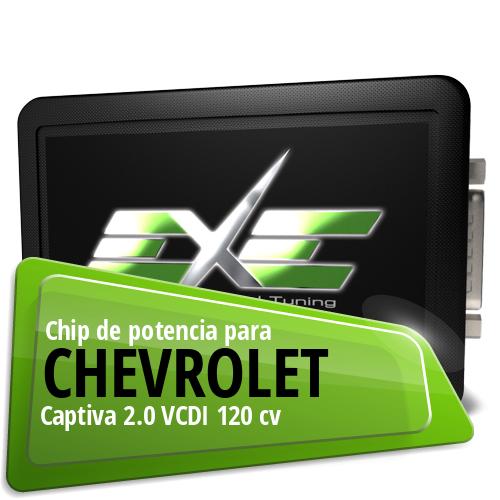 Chip de potencia Chevrolet Captiva 2.0 VCDI 120 cv