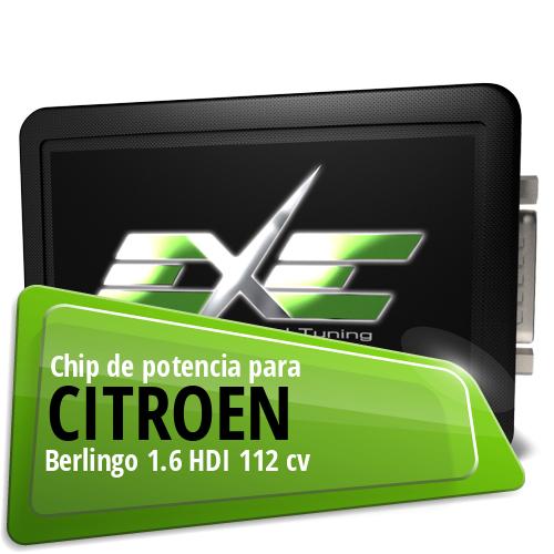 Chip de potencia Citroen Berlingo 1.6 HDI 112 cv