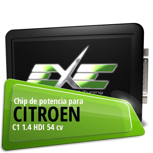 Chip de potencia Citroen C1 1.4 HDI 54 cv