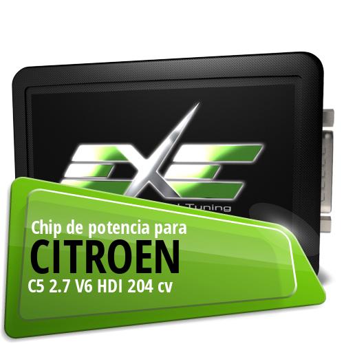 Chip de potencia Citroen C5 2.7 V6 HDI 204 cv