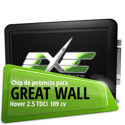 Chip de potencia Great Wall Hover 2.5 TDCI 109 cv