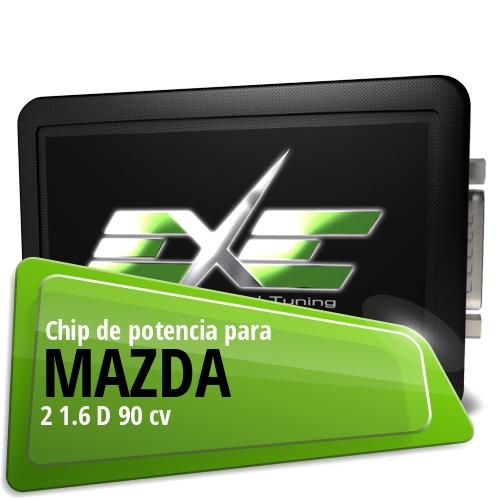Chip de potencia Mazda 2 1.6 D 90 cv