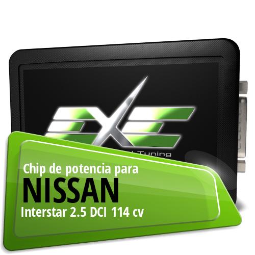 Chip de potencia Nissan Interstar 2.5 DCI 114 cv