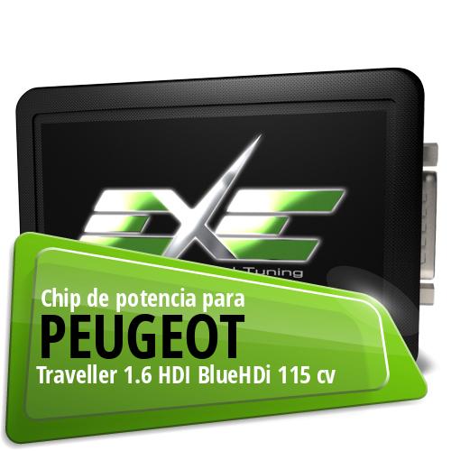 Chip de potencia Peugeot Traveller 1.6 HDI BlueHDi 115 cv