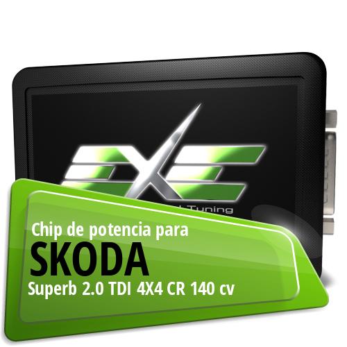 Chip de potencia Skoda Superb 2.0 TDI 4X4 CR 140 cv