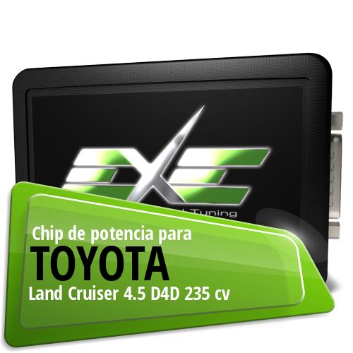 Chip de potencia Toyota Land Cruiser 4.5 D4D 235 cv