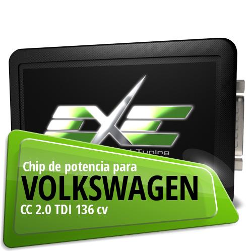 Chip de potencia Volkswagen CC 2.0 TDI 136 cv