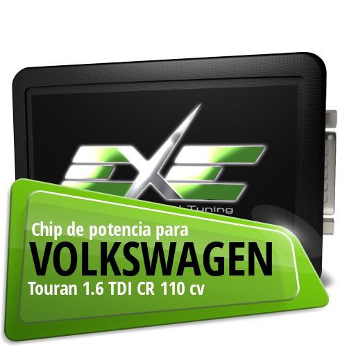 Chip de potencia Volkswagen Touran 1.6 TDI CR 110 cv